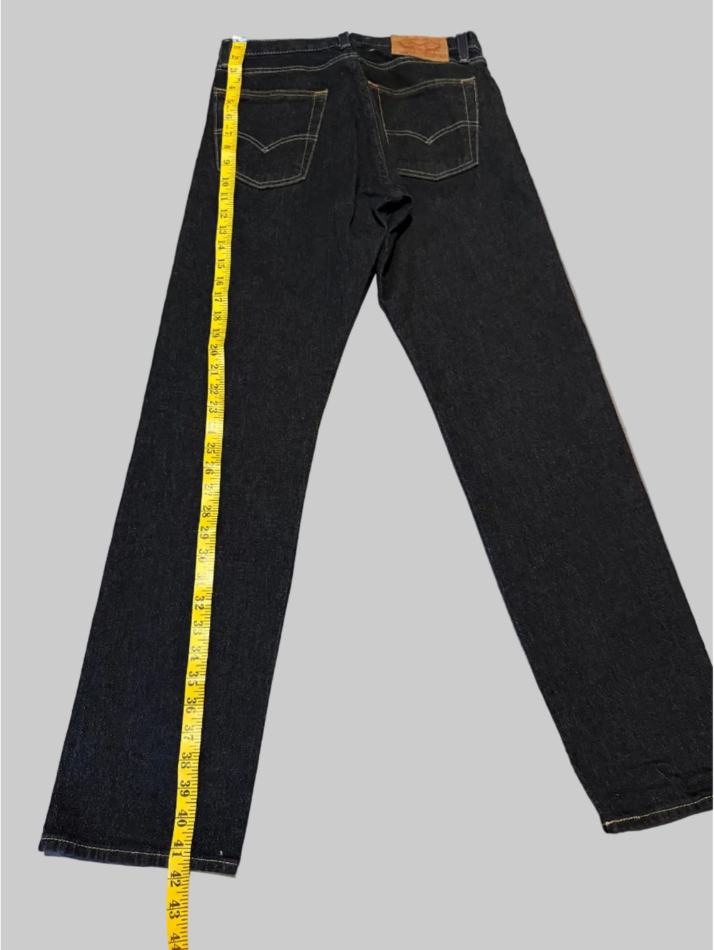 Levi’s 501 Original Fit Black Jeans W28 L32 Straight Leg Button Fly Denim